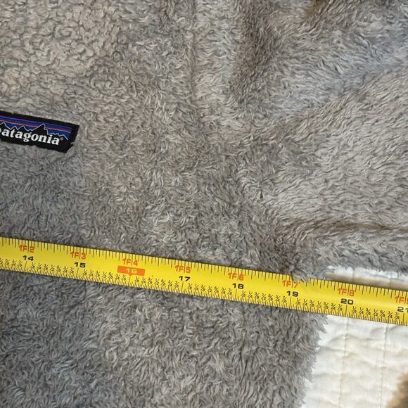 Women's Patagonia Los Gatos 1/4 Zip Fleece Pullover - Size Small - Light Gray - Picture 6 of 7